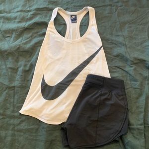 Nike logo tank top